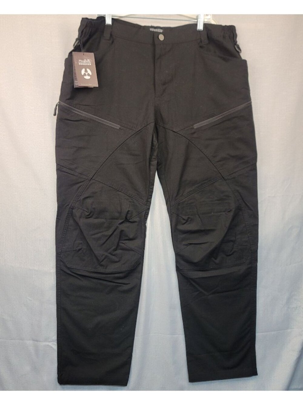Urban Outdoor MingPeng Mens Commuter Tactical Cargo Pants 4XL Black Streetwear